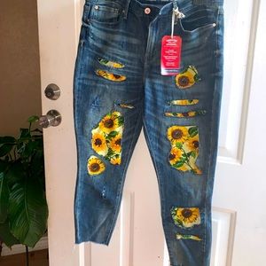 Size 12 Levi’s hand made distressed.